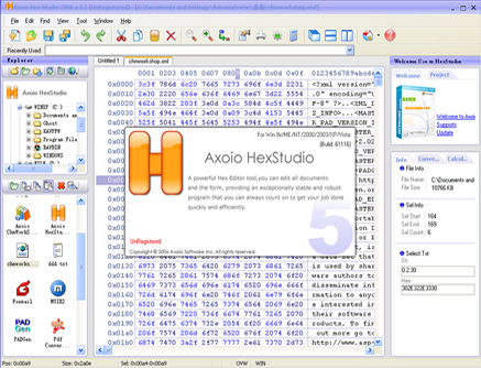 Axoio HexStudio v5.0 Screenshot